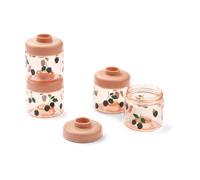 Liewood Tarros para comida de bebés Dominique 100 ml. 4-pack Berry-Pale Toscana
