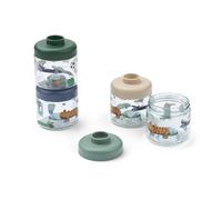 Liewood Tarros para comida de bebés Dominique 100 ml. 4-pack Fun-beach blue