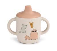 Liewood Taza con boquilla Neil 15 atos y Perros-Sandy