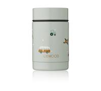 Liewood Termo para alimentos Nadja 0.25 L Vehicles-dove blue mix
