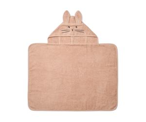 Liewood Toalla capa para bebé con capucha Vilias rabbit 60x80 cm Pálido Toscana