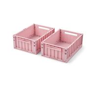 Liewood Weston caja de almacenamiento Rose blush. M. 2-pack