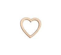 LIFABOLA 100 Uds. Adornos Colgantes en Forma de corazón artesanales de Madera, Piezas de Madera Huecas en Forma de corazón, Materiales Decorativos Hechos a Mano(20mm)
