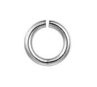 LIFABOLA 100 Uds anillos de salto de acero inoxidable, anillos de salto de cadena a granel, anillos de salto de enlace abierto de un solo anillo, suministros for hacer joyas(1.2MM*8MM)