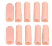 LiFangSotre 10PCS Gel Finger cot Cuna de Gel para dedos10 PCS Protector de Dedos Soporte Mangas Gel Finger Cots de Dedos para Artritis para Proteger Gatillo Puntas de los Dedos Agrietamiento de Dedos