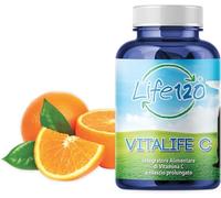 Life 120 Vitalife C - 240 Comprimidos, Suplemento dietético de liberación prolongada de vitamina C, protege las células del estrés oxidativo y el funcionamiento normal del sistema inmunitario