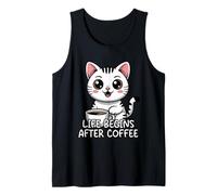 Life Begins After Coffee Camiseta sin Mangas