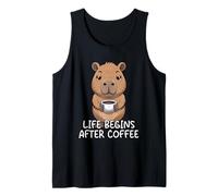 Life Begins After Coffee Camiseta sin Mangas