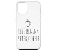 Life Begins After Coffee La Vida Empieza después del café Carcasa para iPhone 12/12 Pro