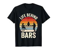 Life Behind Bars - Bartending Divertido Diciendo Camarera Femenina Camiseta