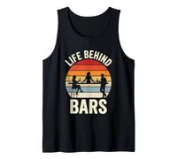 Life Behind Bars - Bartending Divertido Diciendo Camarera Femenina Camiseta sin Mangas