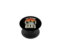 Life Behind Bars - Bartending Divertido Diciendo Camarera Femenina PopSockets PopGrip Adhesivo