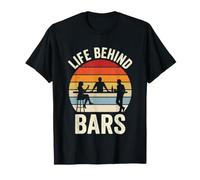 Life Behind Bars - Bartending Divertido Diciendo Camarero Masculino Camiseta