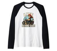 Life Behind Bars - Biker para Mujer Camiseta Manga Raglan