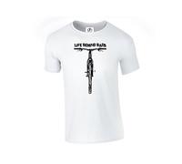 Life Behind Bars - Camiseta Unisex para Ciclismo, Ciclismo, montaña, Carretera, Gimnasio (Barras, Camiseta)