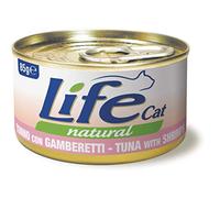 Life Cat Natural Atún con camarones, Lata 85 g