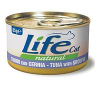 Life Cat Natural Atún con Mero Lata 85g