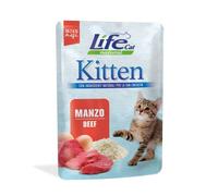 Life Cat Natural Kitten Carne de Vacuno, sobre 70 g