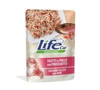 Life Cat Natural Pollo con jamón, sobre 70 g