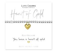 Life Charms Have A Heart Of Gold Bracelet