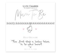 Life Charms Pulsera Mum To Be, talla única, Plata, Sin piedras preciosas