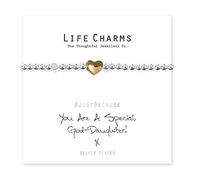 Life Charms Pulsera «You are A Special Goddaughter», Chapado en plata, Sin piedra