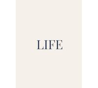 Life: Classic Decorative Book Celebrating Purpose, Balance & Meaning | Elegant Home Décor for Coffee Tables & Shelves