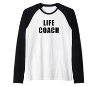 Life Coach - Wellness Professional Staff Job Title Uniform Camiseta Manga Raglan