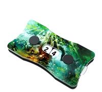Life Counters Double Dials Forest - Multilenguaje (Incluye Español) | Compatible con Magic the Gathering Commander Deck, Marvel Champions - Play MTG, TCG, LCG