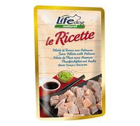 Life Dog 20044 sobre con filetes de atún y salmón, 95 Gramos