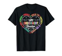 Life Enrichment Director Job Title Graphic Camiseta