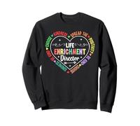 Life Enrichment Director Job Title Graphic Sudadera