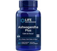 Life Extension Ashwagandha Plus Calma y Concentración - 60 cápsulas