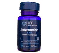 Life Extension Astaxantina 4 mg con fosfolípidos - 30 cápsulas blandas