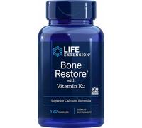 Life Extension Bone Restore with Vitamin K2 (120 Cápsula)