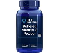Life Extension, Buffered Vitamin C, Alta Dosis, 454g Polvo vegano, Probado en Laboratorio, Vegetariano, Sin Gluten, Sin Soja, No GMO