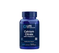 Life Extension Citrato de Calcio con Vitamina D - 200 Cápsulas