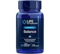 Life Extension - FLORASSIST® Balance 30 Cápsulas - Bacterias Intestinales de Alta Potencia para Apoyo Óptimo - Vegetariano, Sin OGM - 7 Cepas Probióticas, Tecnología de Doble Encapsulación