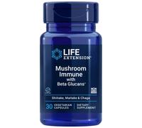 Life Extension Mushroom Immune con Beta Glucanos - 30 Cápsulas