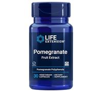 Life Extension, Pomegranate Extract (Extracto de Granada), 400mg, 30 Cápsulas veganas, Probado en Laboratorio, Vegetariano, Sin Gluten, Sin Soja, No GMO