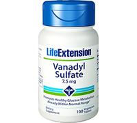 Life Extension - Sulfato de vanadilo - 7,5 Mg - 100 Tabs Pack de 2