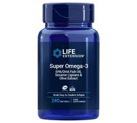 Life Extension - Super Omega-3 EPA/DHA con Lignanos de Sésamo y Extracto de Oliva, Versión UE (240 cápsulas fáciles de tragar)