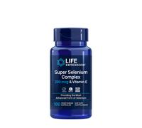 Life Extension Super Selenium Complex 200 mcg & Vitamina E - 100 Cápsulas Vegetales