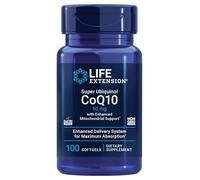 Life Extension Super Ubiquinol CoQ10 50 mg with Enhanced Mitochondrial Support (100 Cápsula blanda)
