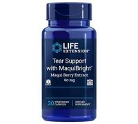 Life Extension, Tear Support, con Extracto de Bayas de Maqui, 30 Cápsulas veganas, Probado en Laboratorio, Sin Gluten, Vegetariano, Sin Soja, No GMO