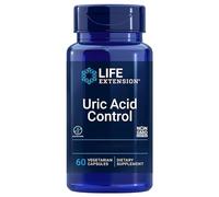 Life Extension, Uric Acid Control (Control del Ácido Úrico), Terminalia bellirica 500mg, 60 Cápsulas veganas, Probado en Laboratorio, Sin Gluten, Vegetariano, Sin Soja, No GMO