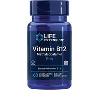 Life Extension, vitamina B12 metilcobalamina, 5 mg, 60 vegetales. Pastillas