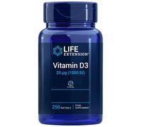 Life Extension - Vitamina D3, 1000 IU, 25 mcg, versión UE (250 cápsulas)