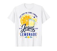 Life Gave Me Lemons But Jesus Makes Lemonade Faith Apparel Camiseta
