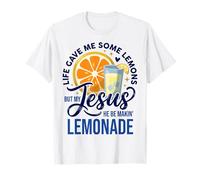 Life Gave Me Lemons But Jesus Makes Lemonade Faith Apparel Camiseta